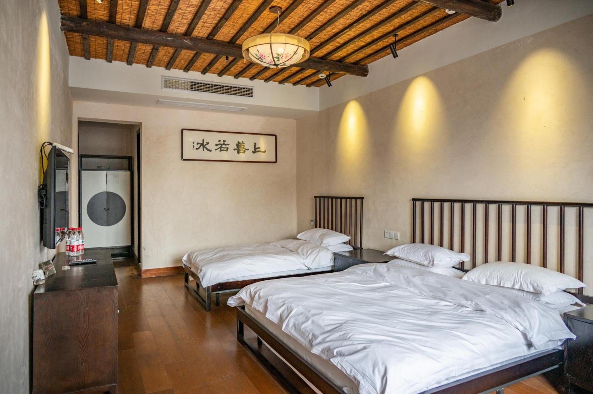 Tingjian Musu Private Soup Design Homestay - South Gate Of Wuzhen Xizha Scenic Area Tongxiang Dış mekan fotoğraf