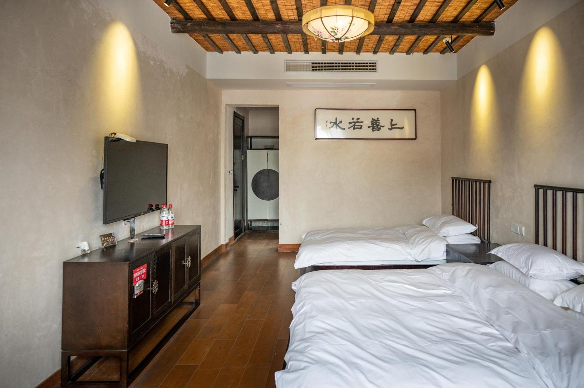 Tingjian Musu Private Soup Design Homestay - South Gate Of Wuzhen Xizha Scenic Area Tongxiang Dış mekan fotoğraf